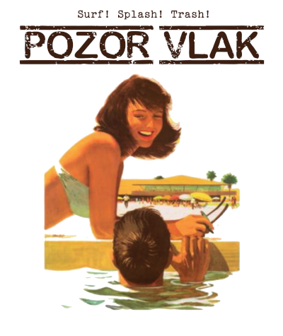 Pozor Vlak poster
